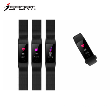 Reloj de pulsera negro, monitor de ritmo cardíaco inteligente, monitor de presión arterial, reloj de pulsera inteligente